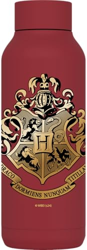 QUOKKA SOLID X HARRY POTTER | BOTELLA TÉRMICA DE ACERO INOXIDABLE DOBLE PARED | HP HOGWARTS
