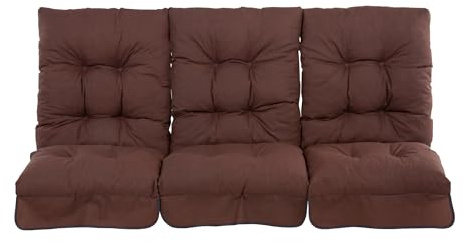 PATIO Hollywoodschaukel Auflage 3 teilig Monte Carlo für Sitzfläche 170 cm Gartenbank Gartenstuhl Polster