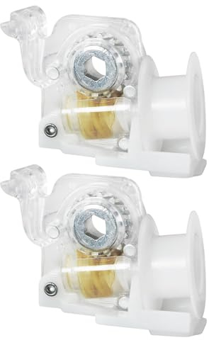 Meccanismo Orientamento Tende - Coppia Di Ricambi Per Tende Avvolgibili | Accessori Robusti Per Tendaggi, Rotella Minimalista Per Finestre, Meccanismo Di Inclinazione, Facile Installazione, Metallo Re