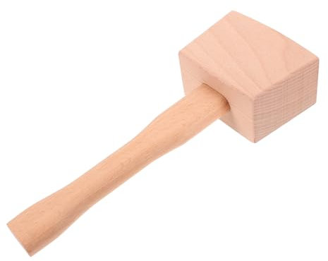 Gadpiparty Holzhammer Für Zimmerleute Holzschnitzhammer Handwerkzeug Aus Massivholz Ergonomischer Griff Für Komfortablen Halt Vielseitig Für Holzbearbeitung Und Reparaturen