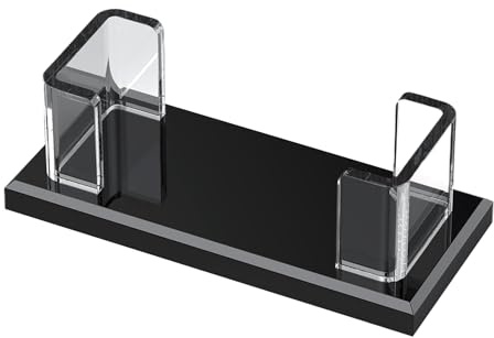 Acunny Porte-cartes de visite - Porte-cartes de bureau - Organiseur en acrylique transparent pour divers événements tels que les réunions à domicile, les conférences d'affaires, les foires, les