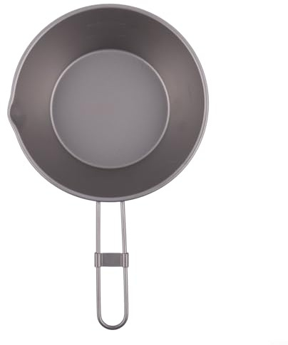 Bol de camping pliable 450 ml pour randonnée avec bec intégré et poignée verrouillable, sac de rangement en maille pour activités de plein air (300 ml)