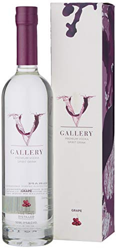 V Gallery Premium Grape Flavoured Vodka Spirit Drink, 50cl, 21% ABV