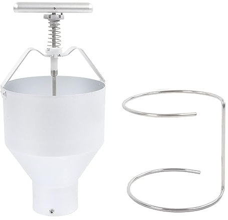 Zankie pâte Donut Dropper - Distributeur Manuel Beignets 2,5 L pour la Maison - 6 épaisseurs réglables, Machine à Beignets avec Support pour Salle à Manger, dortoir, Maison