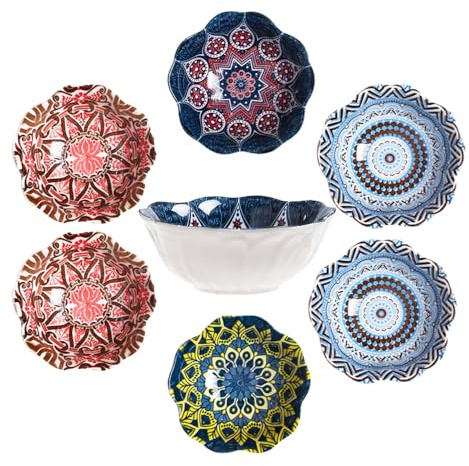 MCHERRY 10Pcs 3.3 Inch Ceramic Dipping Sauce Bowls, Dipping Sauce Dishes, Soy Sauce Dish, Side Dish Bowls, Small Dip Bowl for Condiments, Appetizer, Dessert, BBQ, Sushi (Circular Shape)