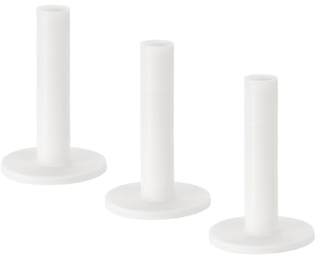 PATIKIL tee de Golf de Goma de 3.5 Pulgadas, Paquete de 3 Soportes Estables para Bolas de Entrenamiento en Rango de Conducción para Uso al Aire Libre e Interior, Color Blanco