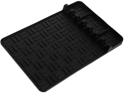 BESPORTBLE Silikonmatte Für Grillutensilien Grillseitenablage Spatelmatte Ablageunterlage Küchenmatte Grillseitenmatte Aufbewahrungsmatte Reinigbar Robust Haltbar