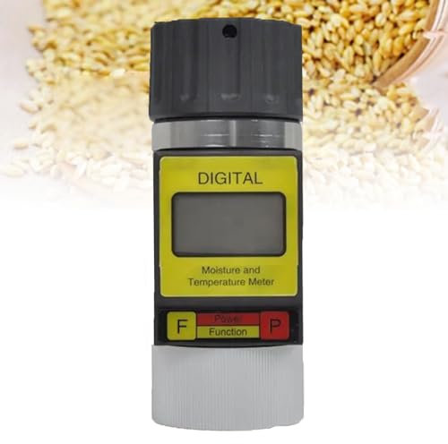 URJWAN Misuratore di umidità dei Cereali - Tester di umidità dei Misuratori Digitali Intelligenti di umidità dei Cereali per 37 Test di umidità dei Cereali Grano Mais Soia Arachidi