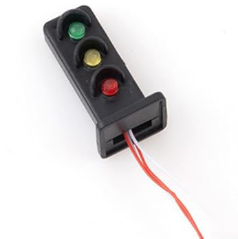 LED Railway Signal Lamp Pack of 5 Perfectly Sized for OO and HO Models