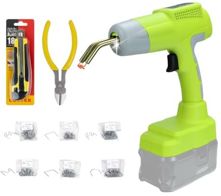 Soldador de plástico soldador de la máquina, Pistola de soldadura de plástico de 80 W con 600 clavos, herramienta de alambre for soldar clavos for reparación de automóviles, kit de soplete for soldado