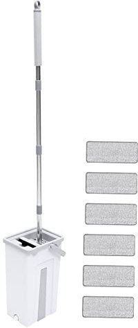 CALLARON Trapeador Lavable De Alta Eficiencia Kit De Cubo para Mop Recambio Accesorios De Limpieza
