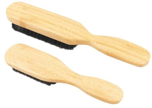 VICASKY 2 spazzole per capelli da uomo, per la pulizia della barba e la cura della barba