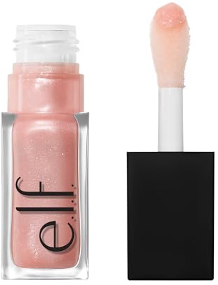 e.l.f. Glow Reviver Plumping Lip Oil, getöntes Lippenöl mit aufpolsternder Wirkung und Hochglanz-Finish, mit Jojobaöl, vegan und tierversuchsfrei, Piggy Bank