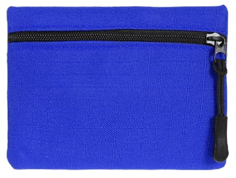 Mabor Mini Coin Purse - Small Portable Oxford Fabric Coin Pouch with Zipper Change Organizer, Blue
