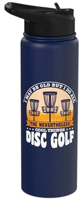 I do all the Nevertheless cool things Disc Golf Stainless Steel Insulated Water Bottle