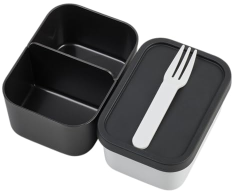 Mepal Bento-Einsatz für Lunchbox Take a Break Midi | Nordic Black | praktischer Facheinsatz für getrennte Aufbewahrung | BPA-frei | spülmaschinenfest | ideal für Snacks & Meal Prep