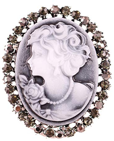 TENDYCOCO Vintage Brosche Für Frauen Und Mädchen Elegante Kristall Brosche Pin Ideal Für Hochzeiten Jubiläen Und Partys