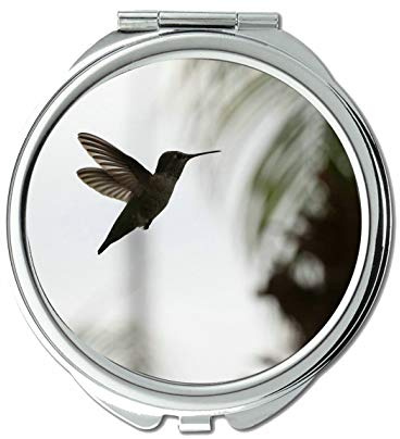 Miroir, miroir compact, colibri, miroir de poche Nectar, grossissement 1 x 2 x