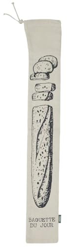 COOK CONCEPT - TX7227 - Sac à Pain en Toile pour Une Baguette 70X10cm Cuisine Conservation Autre Accessoire