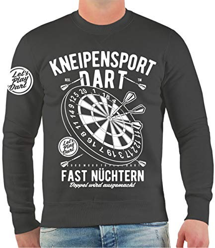 Spaß Kostet Herren Pullover Sweatshirt Kneipensport Darts Motive Größe S - 5XL