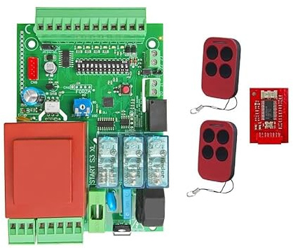Centrale Quadro tarjeta de control deslizante garaje basculante + 2 mandos a distancia
