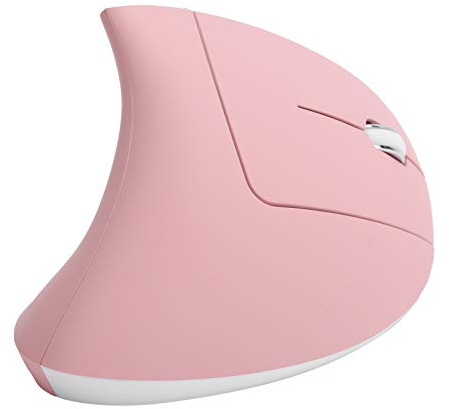 Vertikale Maus, Silent Sensitive Click USB Wireless Mouse 4 Levels Adjustable DPI Rechargeable Battery Reduces Wrist Strain Ergonomic Mouse for Laptop PC Computer ()
