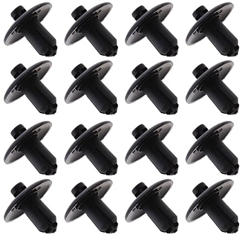 ECSiNG 30 Stück Auto Radlauf Innenverkleidung Clips Stoßstangen Halter Clips 4D0807300 Kompatibel mit Audi Q3/Q5/Q7/A2/A4/A5/A8/S8/TT Schwarz
