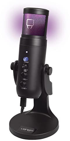Venom Streaming-Mikrofon mit Nierencharakteristik und LED-Gitter (PS5 / PC)
