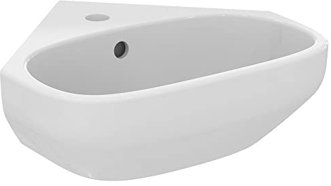 Ideal Standard i.Life A 45cm Corner Sink/Basin, 1 tap Hole, Right Hand, T471101, White