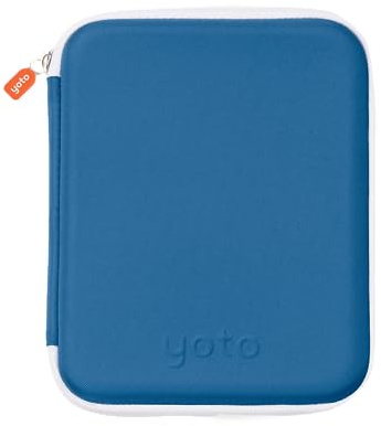 YOTO Custodia per schede blu – Morbida cartella da viaggio che può contenere fino a 64 carte audio