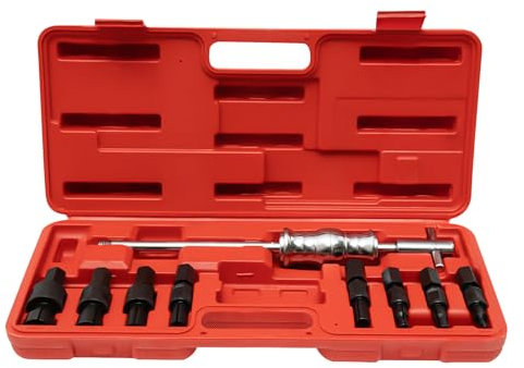 DeeDuud 9 delar lageravdragare set, polhjulsavdragare separationskniv set 8–30 mm lageravdragare för fordonsdrivna rattar och remskivor bussningar innerringar kugghjul nav