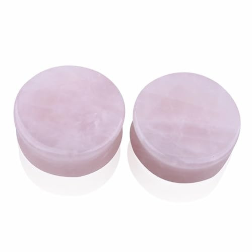 Decentraland 2 Pcs Amethyst Organic Stone Ear Gauges Earrings Plugs Jewelry 5mm(4g)