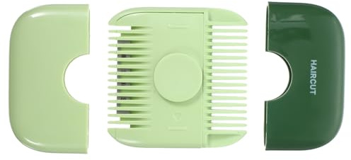 Housoutil Manueller Ponyhaartrimmer Spliss Trimmer für Haare Damen Haartrimmerkamm aus Abs und Edelstahl Sicher Tragbar für Zuhause