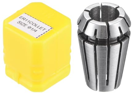 QUARKZMAN ER11 Molla per Mandrino 1/4 Mandrino per Macchine Incisione CNC | Tornio Fresatrice