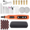 BlueEour Cordless Mini Rotary Tool, 3.7V 5 Speed Rotary Tool Kit with 61 Accessories, USB Charging Electric Grinder Tool for Sanding, Polishing, Drilling, Cutting, Engraving, DIY Crafts