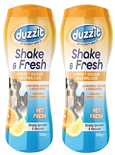 (Set of 2) All Purpose Odour Neutraliser Linen Carpet Freshener Scented Powder Odour Neutraliser Rug Mat Fragrance Powder Eliminate Smell Multi Purpose Household (Odour Neutaliser- 500g Pet Fresh)