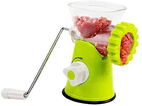 VINTORKY Handkurbel- Aus Manueller Küchen- Mit Füller Zum Mahlen Von Fleisch Gemüse Knoblauch Obst Für Fette Harte Lebensmittel