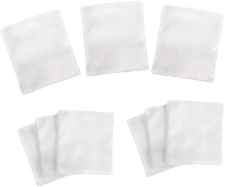 Homoyoyo 200 Stück Packung Baumwoll Make up Entferner Pads Kleine Gesichtsreinigungspads Saugfähige Wattepads Zum Abschminken Und Nagellackentfernen Feuchtigkeitsaufnahme Für Kosmetik Nagelstudio