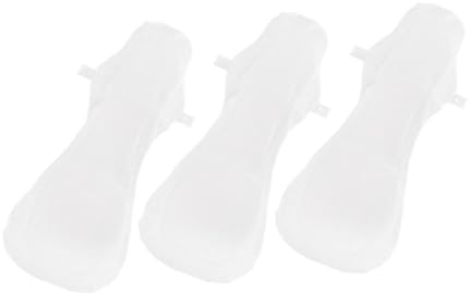 COLLBATH 3 Stück-Pack Waschbare Damenbinden aus Baumwolle Wiederverwendbare Menstruations Baumwollbinde Komfortabel und Flüssigkeitsdicht für Reisen und Täglichen Gebrauch