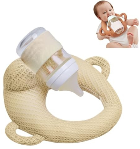 Generisch Verstellbares Stillkissen Ergonomische Freihandhilfe, Unterstützung für Handgelenke & Arme, Atmungsaktiv und Bequem, Ideal für Stillen und Füttern, Entlastung ohne Hitzestau (Beige)