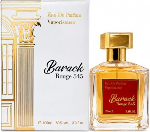 Barack Rouge White 545 Eau de Parfum 100ml Luxury Unisex Perfume Long Lasting Eau De Parfum Inspired Oriental Fragrance Gift for Men & Women
