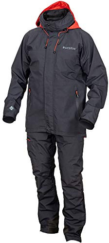Westin W6 Rain Suit Steel Black - Regenanzug, Größe:M