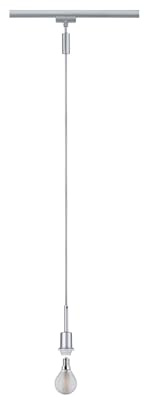 Paulmann 96969 DecoSystems Basic URail Pendant E14 max. 20W dimmable 230V Chrome matt Rail System – Choose Any lamp