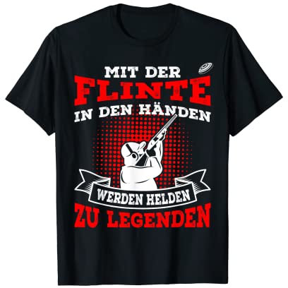 Tontaubenschießen Tontauben Sportschützen Geschenk T-Shirt