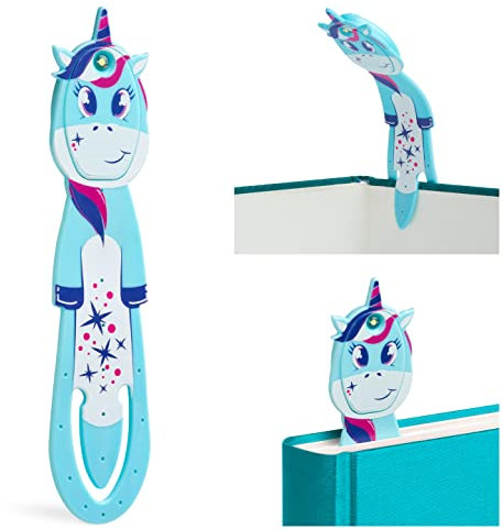 Gifts for Readers & Writers Flexilight Leselampe | 2 in 1 Lesezeichen Buch Licht | LED Clip On Leselampe | Kinder und Erwachsene Buchlampe | Buchzubehör | Geschenk für Leser, Buchliebhaber