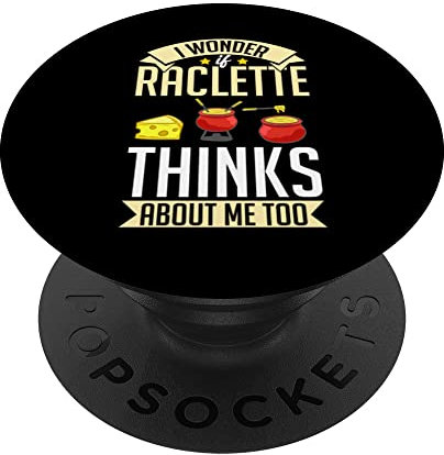Raclette Cheese Grill Machine Dinner Fondue Recipes PopSockets Swappable PopGrip