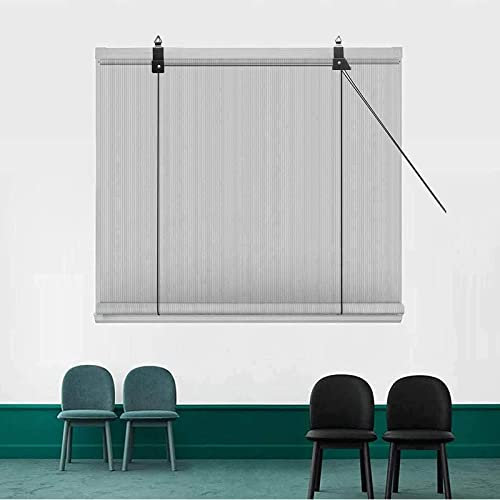 SAGIDAR Store Vertical Exterieur - Stores sur Mesure, Rideau Occultant avec Dispositif De Levage, Personnalisable, Longue Durée D'utilisation, Stores Filtrant La Lumière, Filet D'Ombrage Vert