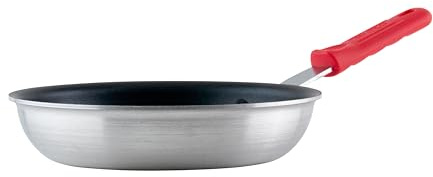 Winco Handelsübliche Aluminium-Bratpfanne/Bratpfanne, antihaftbeschichtet, mit Cool-Touch-Griff, 20,3 cm | Der Griff bleibt kühl, ideal zum Sautieren, Anbraten, Braten und für Restaurantküchen