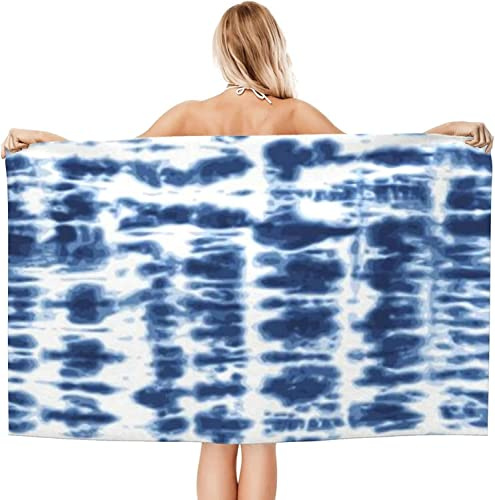 NLWQEKV Toalla de Playa Absorbente y de Secado rápido, Toallas de baño con Tinte de Corbata técnica para baño, Playa, Piscina, SPA y Gimnasio