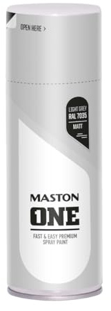 Maston Spray Paint ONE - Matt Light Grey RAL7035 400ml
